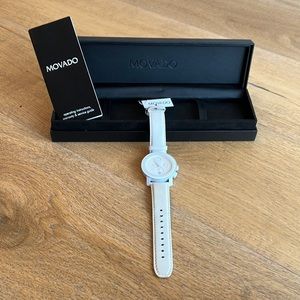 Movado Bold Watch (Unisex) - WHITE